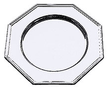 Тарелка сервировачная, восьмиугольная